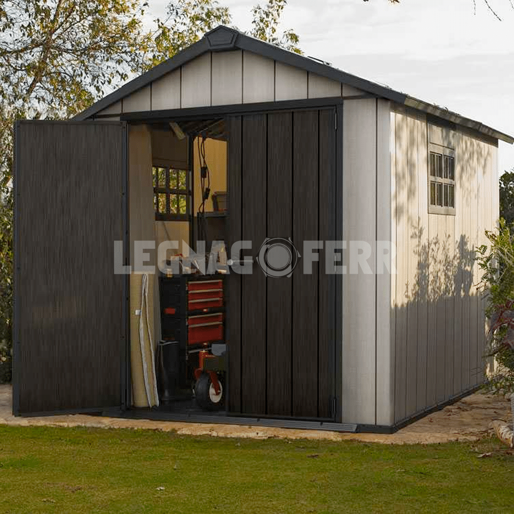 Keter Oakland 7511 Casetta da Giardino 230x350x242 cm 4 keter oakland 7511 legnagoferr2