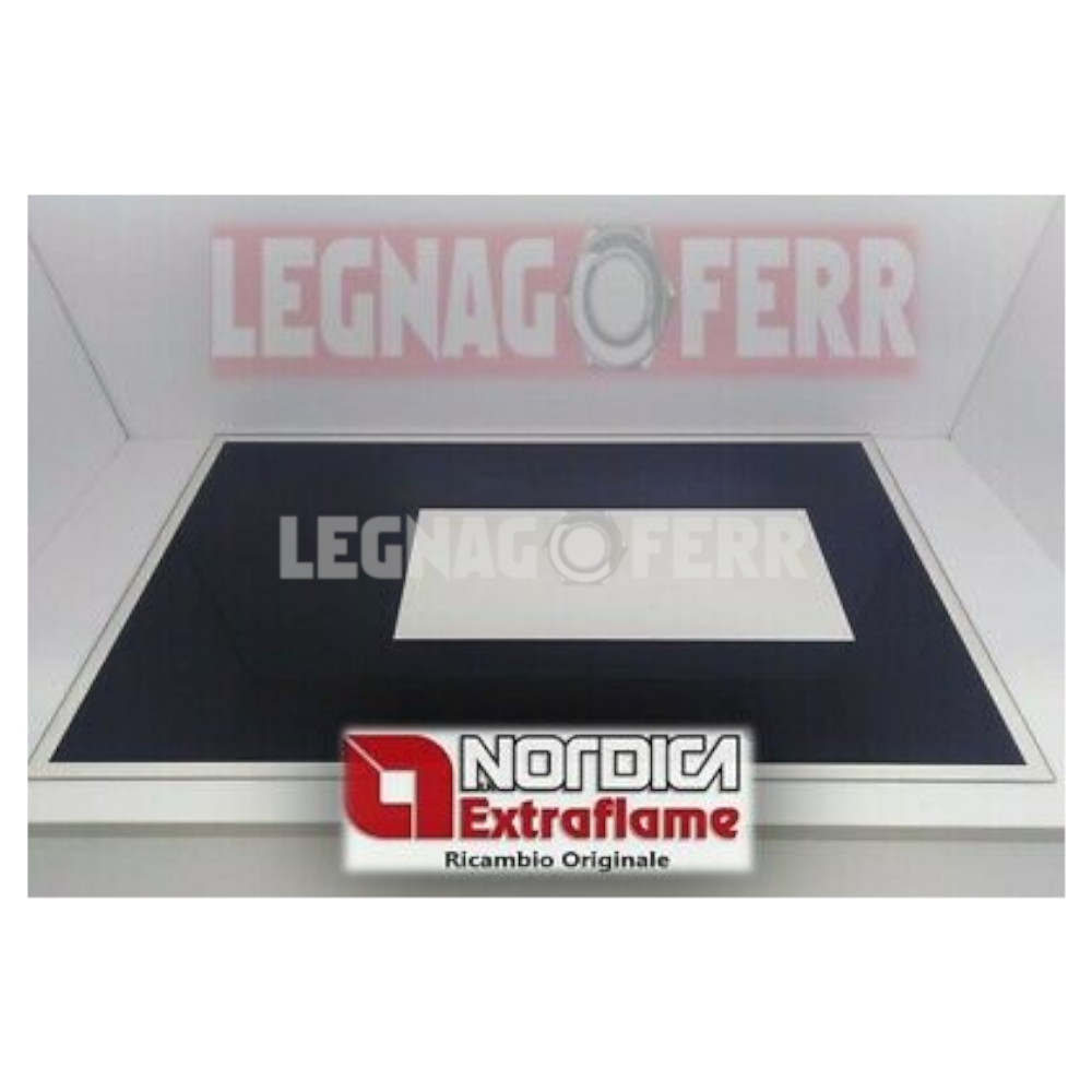 Vetro per Stufa a Pellet Elisir Ricambio Originale Nordica Extraflame 2276420 1 VETRO-NERO-CON-BUCO