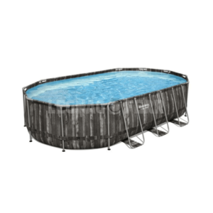 piscina bestway 5611R ovale effetto legno 610 cm