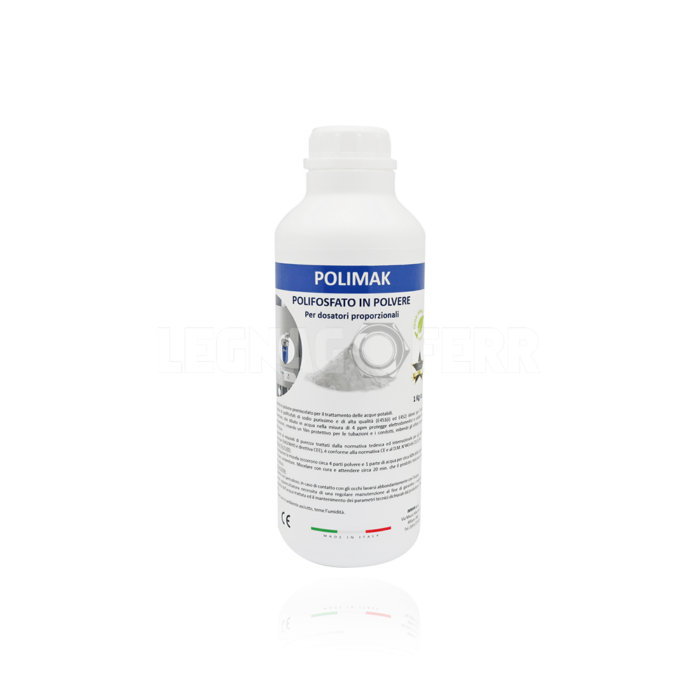 Sale Polifosfato in Polvere per Dosatori Confezione da 1 Kg Polimak