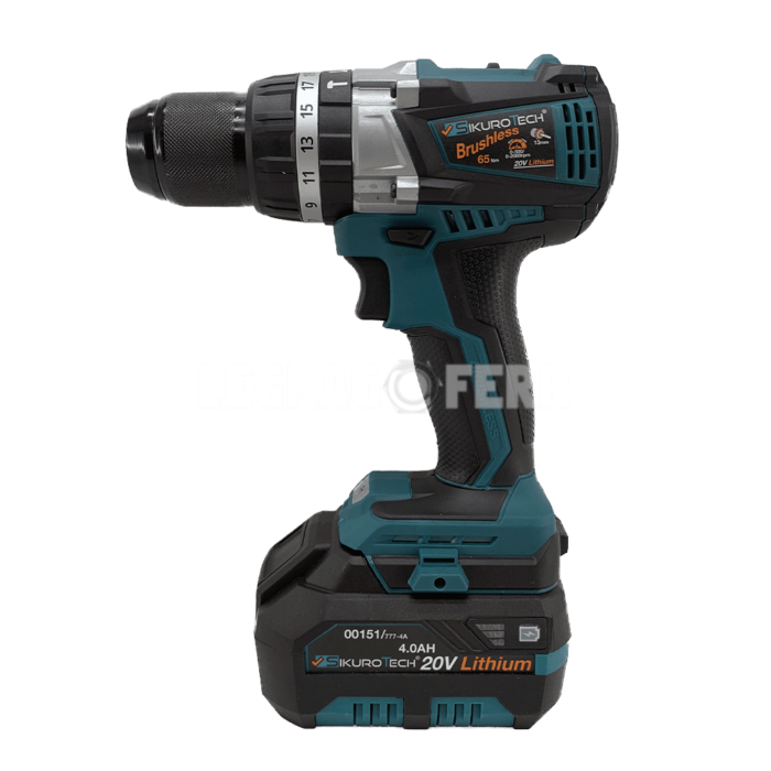 Trapano Avvitatore Sikurotech a Batteria Brushless con Valigetta 20V - immagine 3