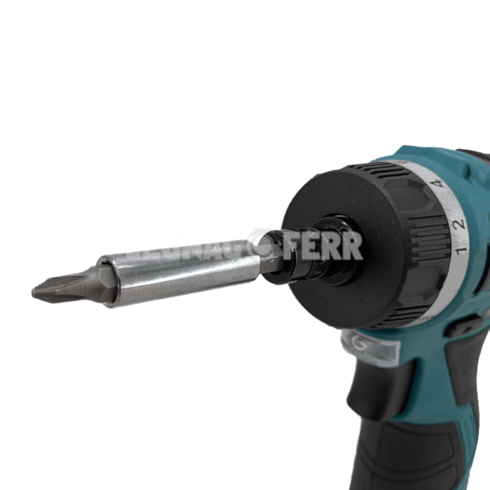 Trapano Sikurotech 00129 Avvitatore a Batteria Cordless con Percussione 12V Sikurotech Batteria + Valigetta + Inserti inclusi - immagine 4