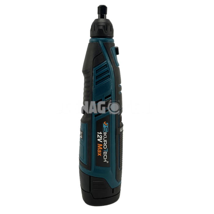Mini Smerigliatrice a Batteria 12V Sikurotech Batteria + Inserti inclusi 00139 - immagine 2