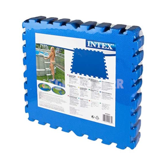 Piastrelle Intex 29081 quadrate colore blu incastrabili 29081