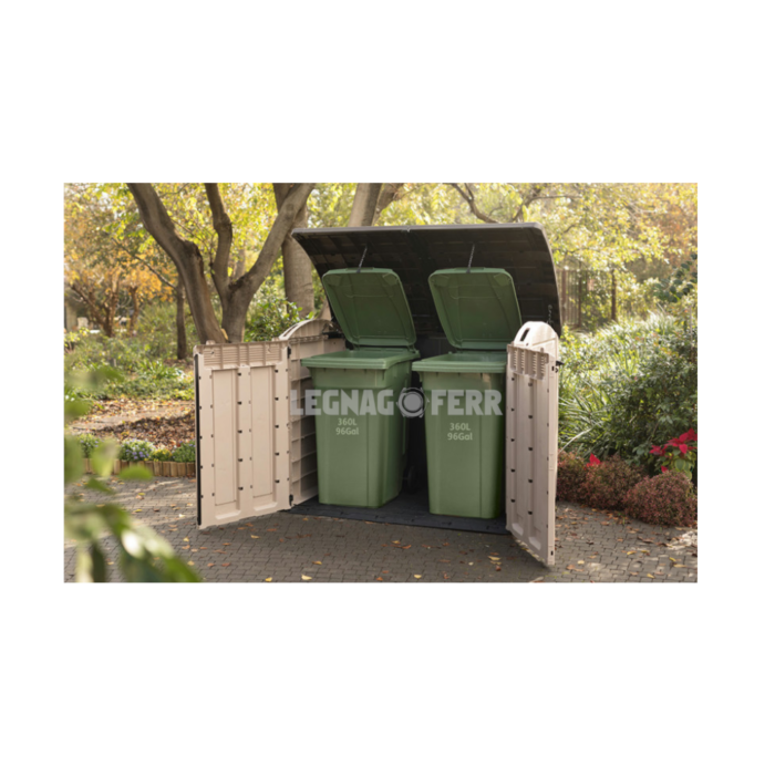 Store-It-Out Ultra Box Porta Attrezzi in Resina Keter 177 x 113 x 134 h cm K217097 - immagine 3