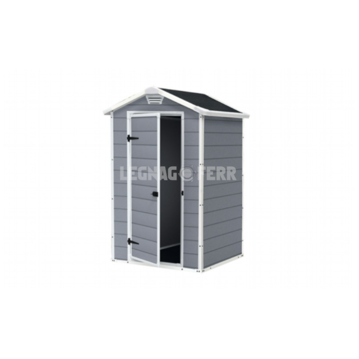 Manor Keter 4x3 Casetta in Resina 129x103x196h cm Beige K240024 e Grigia K189669 - immagine 2