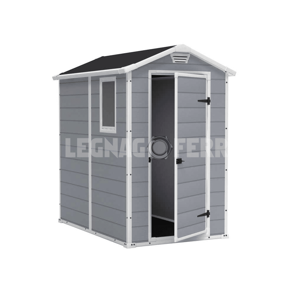 Keter Manor 4x6 Casetta da Giardino Grigio 130x192x198 cm 6 keter manor 4x6 legnagoferr4