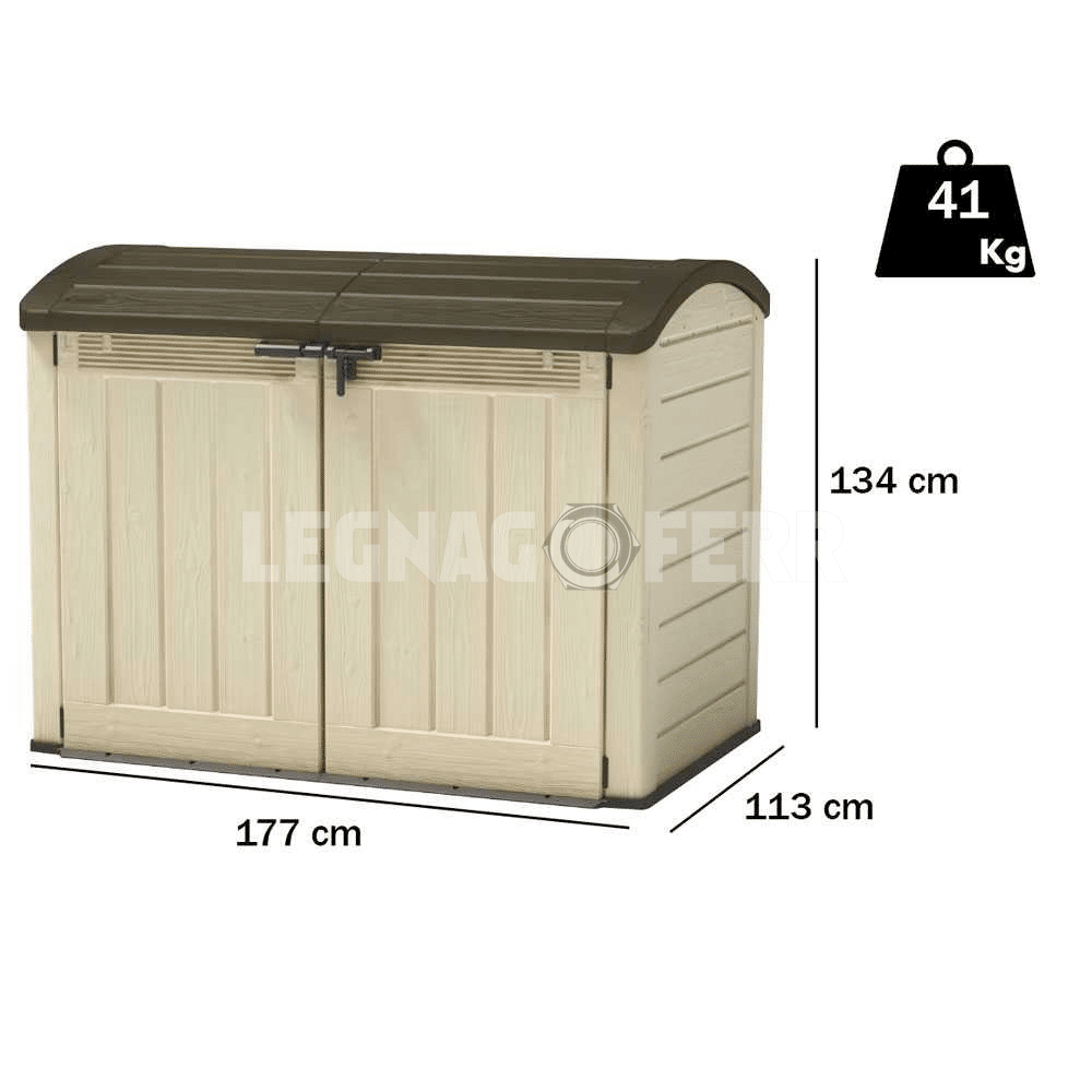 Keter Store It Out Ultra Box Porta Attrezzi 2000L 177x113x134 cm 2 keter store it out ultra legnagoferr1