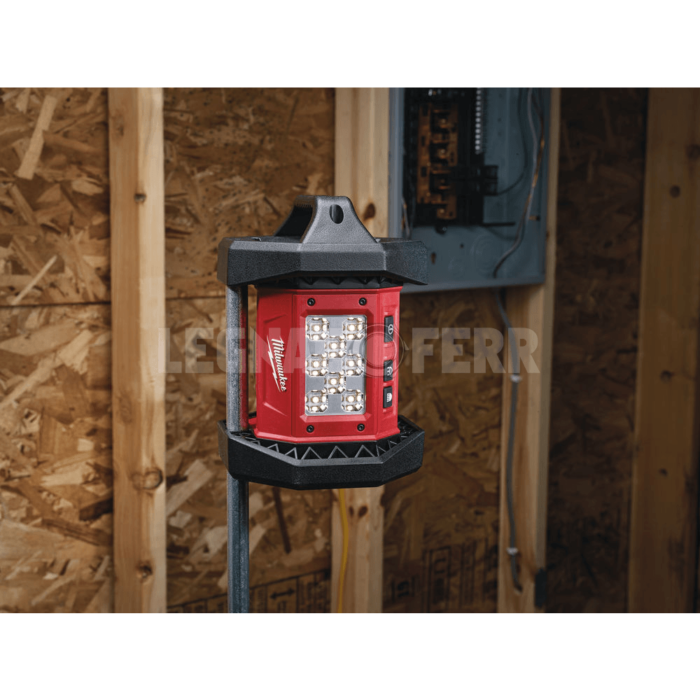 Milwaukee M18 AL-0 Faro LED a Batteria 400 lm 4932430392 - immagine 3