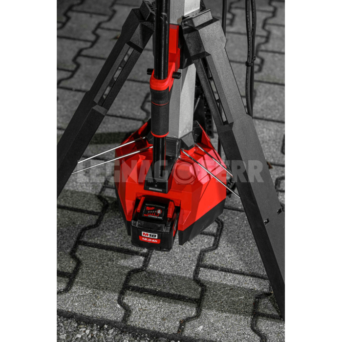 Milwaukee M18 HOSALC 0 Torre Faro Led Multidirezionale con Treppiede 6000 lm 4933478116 legnagoferr 2