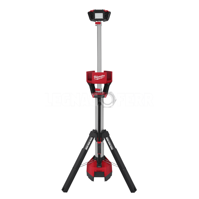 Milwaukee M18 HOSALC 0 Torre Faro Led Multidirezionale con Treppiede 6000 lm 4933478116 legnagoferr