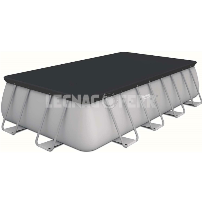 Piscina Bestway 56671 Power Steel Rectangular Pool Set 488x244x122 cm - immagine 5