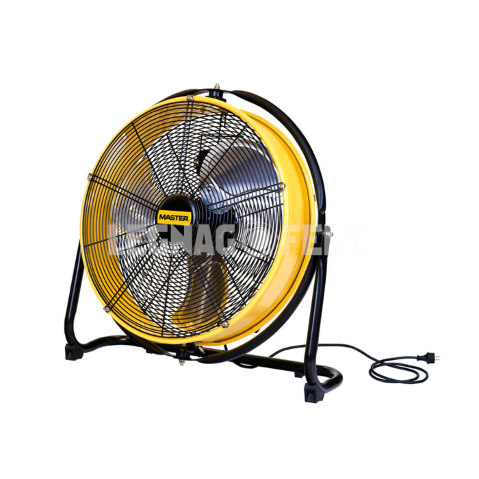 Master DF 20 Ventilatore Professionale a Pavimento/Parete/Soffitto in metallo 6.600 m3/h materiale ferro, colore giallo e nero