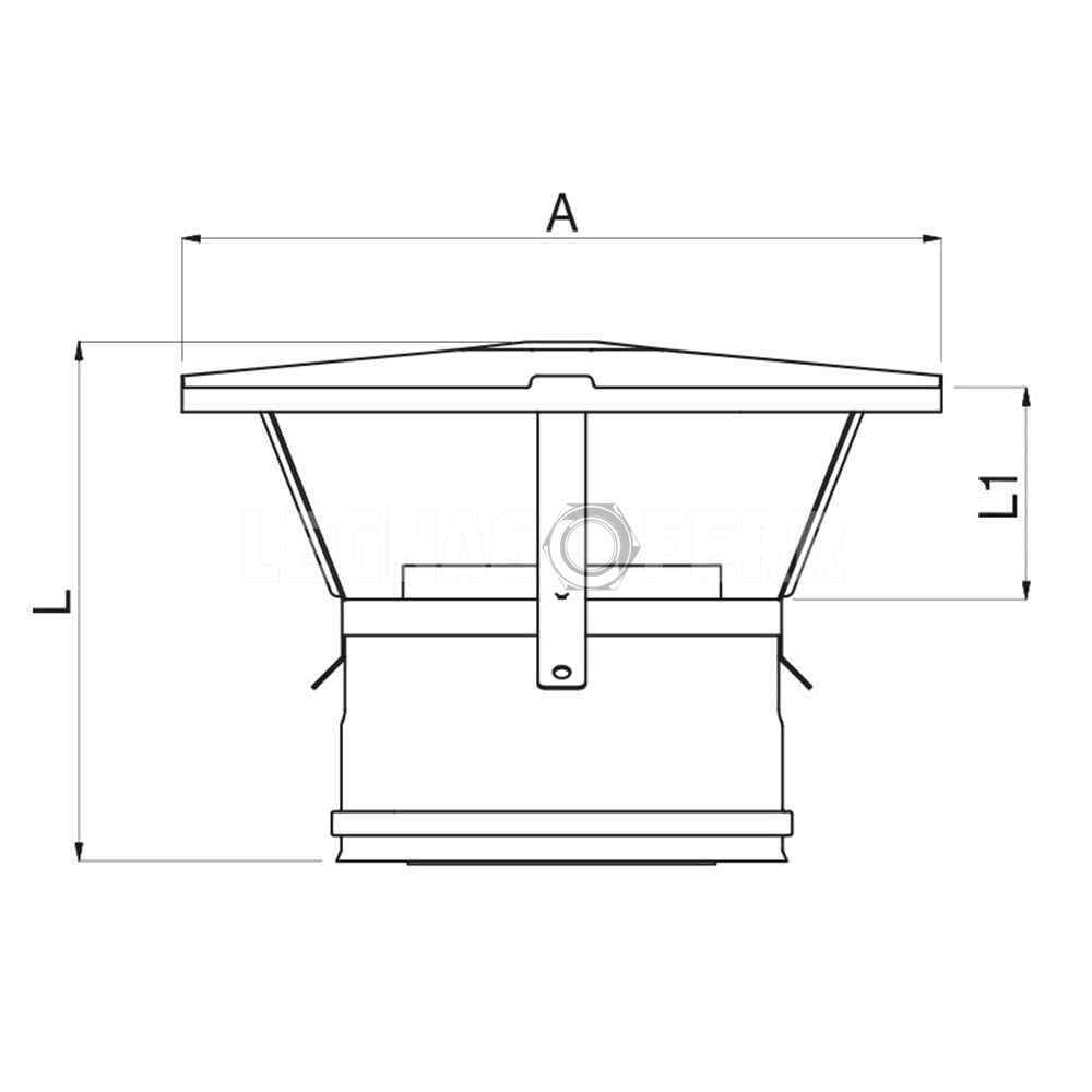 Terminale Cinese Doppia Parete Acciaio Inox Apros CC06 2 Terminale Cinese Doppia Parete Acciaio Inox Apros CC06 - immagine 2