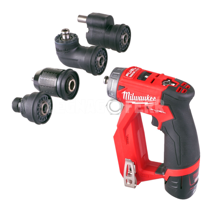 Milwaukee M12 FDDXKIT-202X Avvitatore con Mandrini Intercambiabili 4933464979 - immagine 2