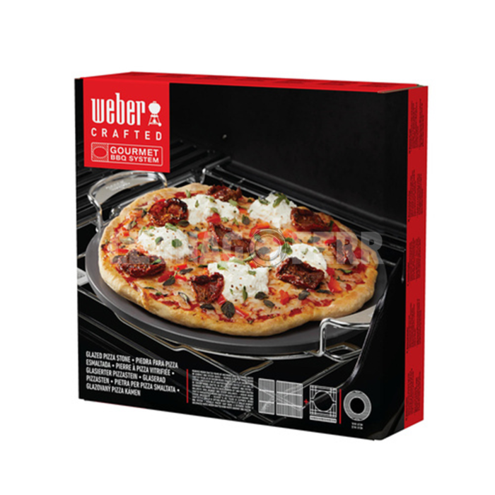 Weber 8861 Pietra Smaltata per Pizza Gourmet BBQ System legnagoferr 1
