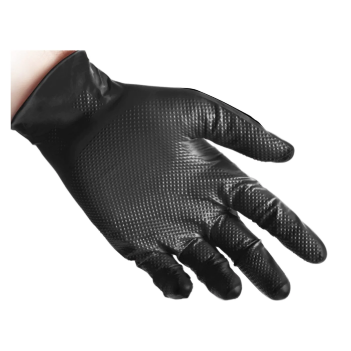 Reflexx N85 Guanti in Nitrile Senza Polvere Full Grip Ultra resistente gr 8,4 - 50 Pezzi - immagine 5