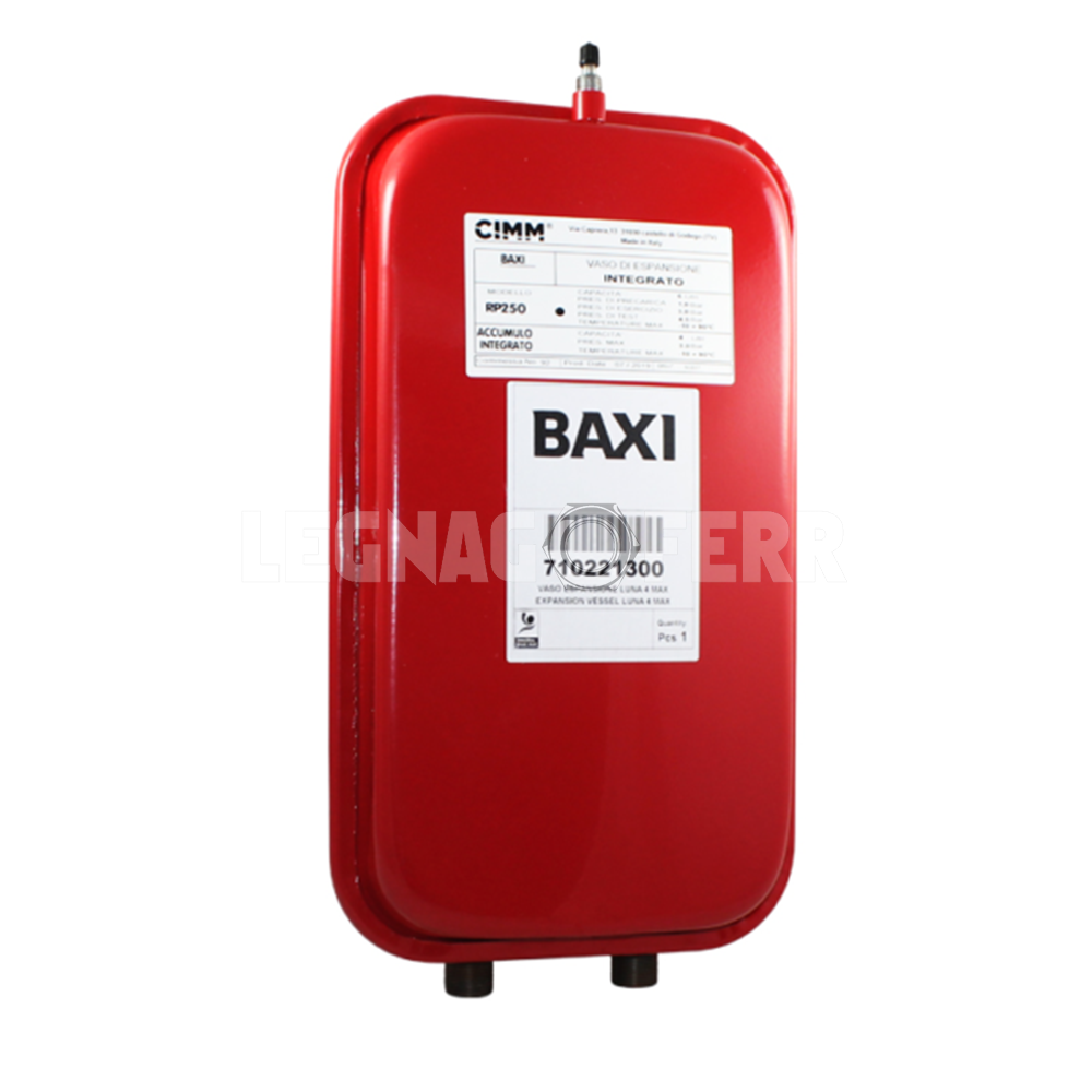 Vaso Espansione Rettangolare 8 lt Cimm per Caldaia Baxi Ricambi 5662620 1 Baxi 5662620 Vaso Espansione Rettangolare 8 lt Cimm per Caldaia
