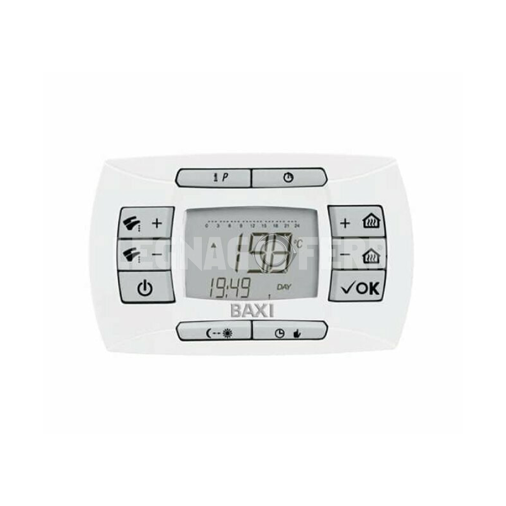 Controllo Remoto Duo-Tec per Caldaia Baxi Ricambi 711425000 1 Baxi 711425000 Controllo Remoto Duo-Tec per Caldaia