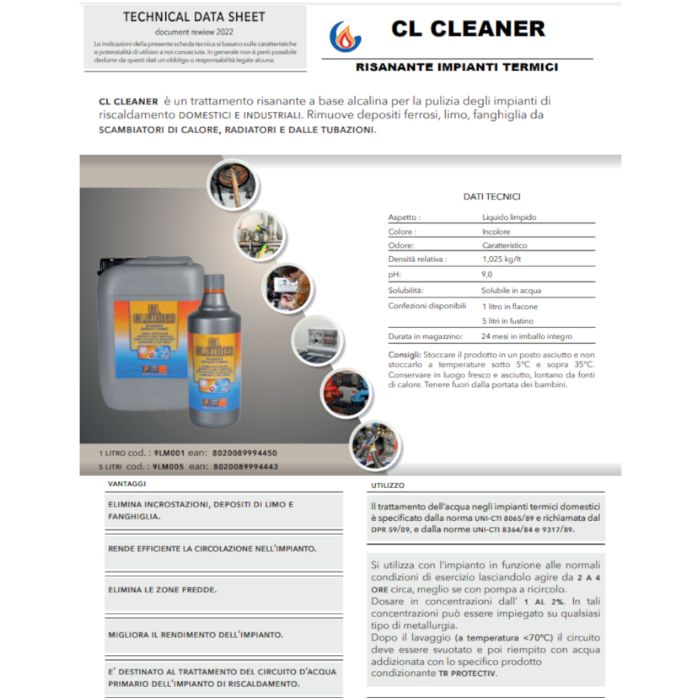 CL Cleaner ST Legnagoferr