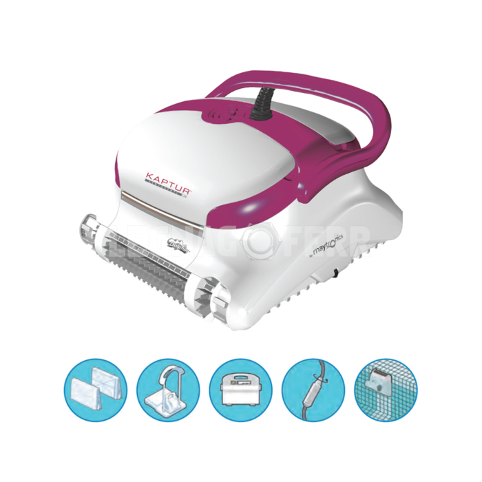 Robot Pulitore Dolphin Kaptur 120 Automatico per Piscine fino a 10 Mt - immagine 2