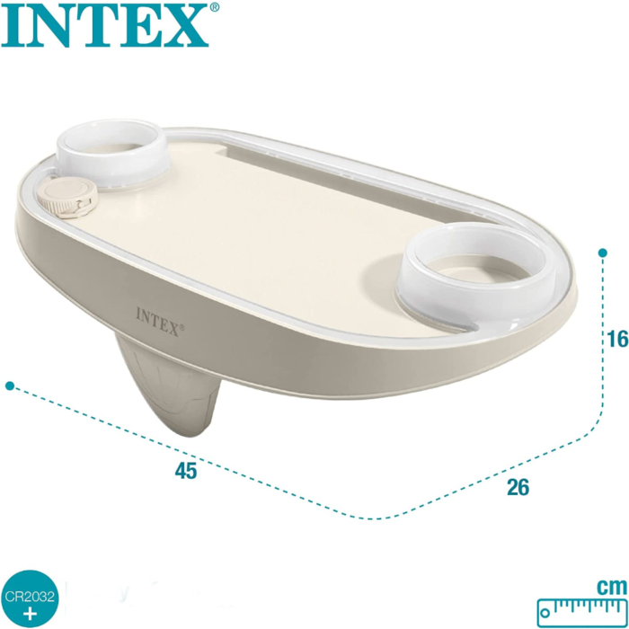 Intex 28520 Porta Oggetti con Luce Led Per Spa Intex Pure Spa - immagine 4