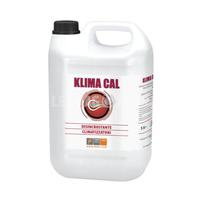 Klima Cal Pulitore Decalcificante Prodotto Liquido Concentrato 5 Litri