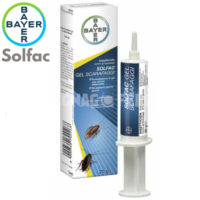 Solfac GEL Scarafaggi Bayer Insetticida in Siringa da 20g