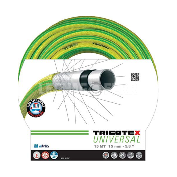 Tricotex Universal Tubo Irrigazione Professionale 6 Strati Antitorsione 