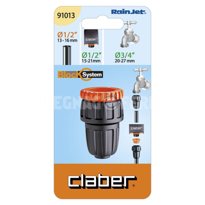 Raccordo per Tubo Collettore da 1/2" Claber 91013 - immagine 2