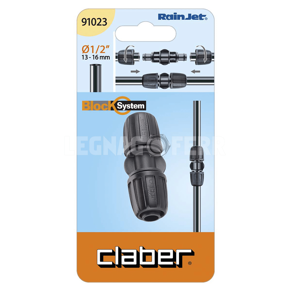 Raccordo di Prolunga per Tubo Collettore da 1/2" Claber 91023 2 Raccordo di Prolunga per Tubo Collettore da 1/2" Claber 91023 - immagine 2