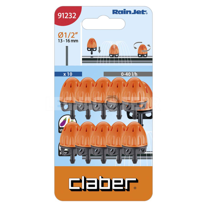 Claber 91232 Gocciolatore Aspersore per Piante legnagoferr 1