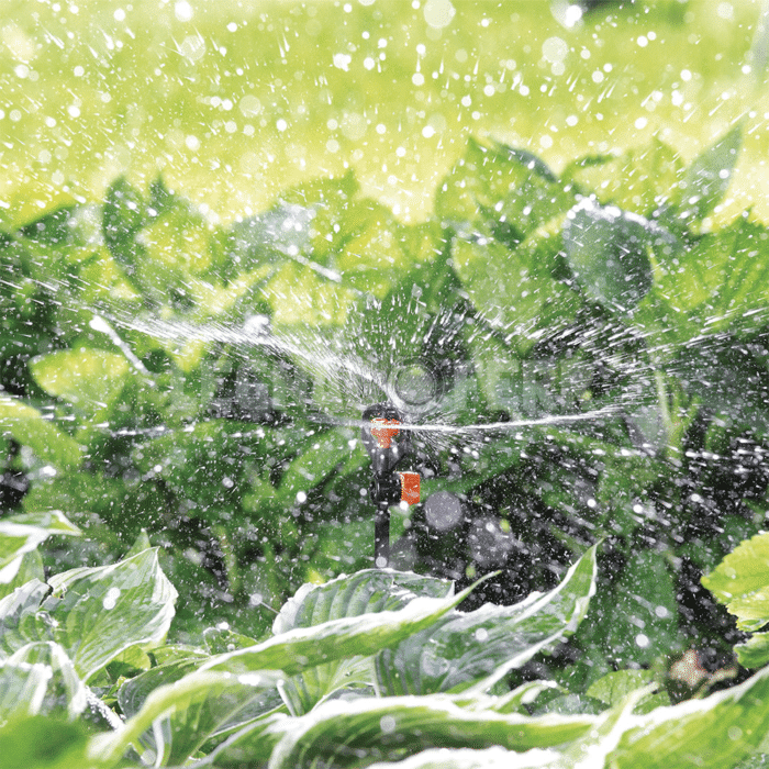 CLABER 91255 Microirrigatore 180° – 10 Pezzi, Per Tubo Piccolo O Grande, Irrigazione A Pioggia Per Giardino E Orto