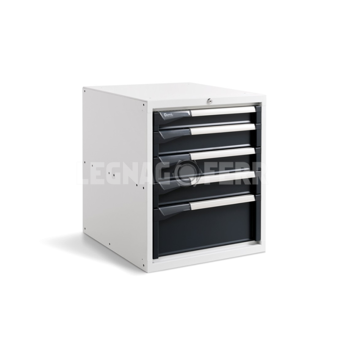 Fami MBR05SC010205PD Armadio con 5 Cassetti per Banco da Lavoro