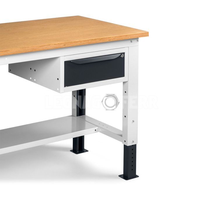 Banco da Lavoro 150cm con 1 Armadio con 1 Cassetto Fami WORK1501 - WORK1502 - immagine 3