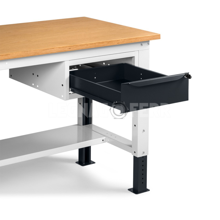 Banco da Lavoro 150cm con 1 Armadio con 1 Cassetto Fami WORK1501 - WORK1502 - immagine 4