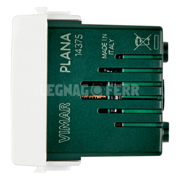 Ronzatore 12V SELV 50-60Hz bianco Vimar Plana 14375 - immagine 2
