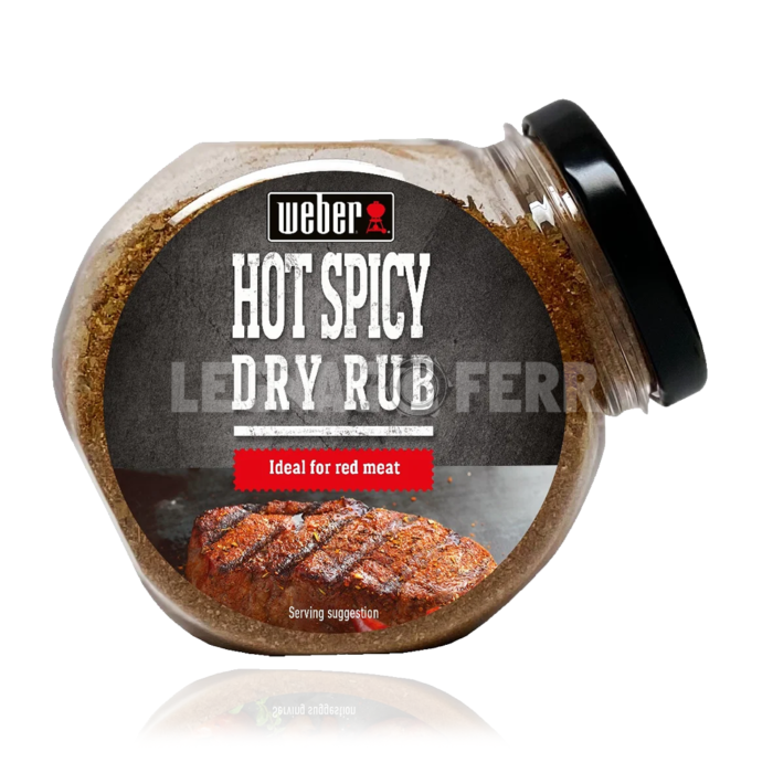 Weber Miscela di Spezie per Carne Hot Spicy Rub 130 gr