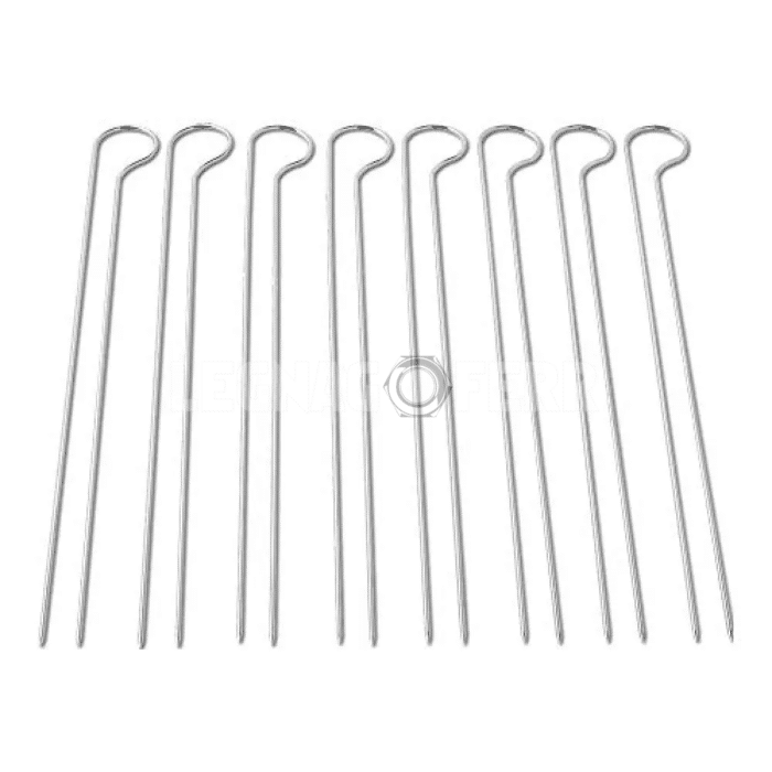 Weber 6320 Set Spiedini per Barbecue 8 Pezzi legnagoferr