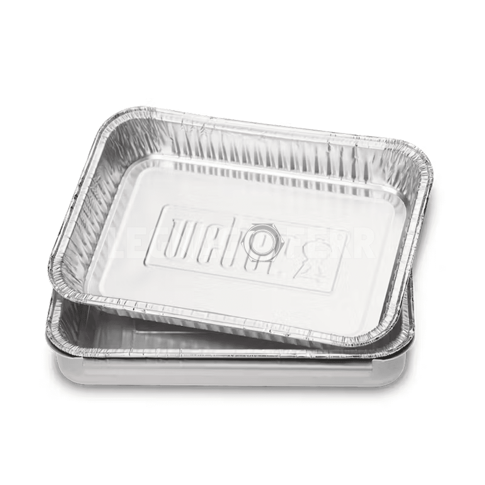 Vaschette di Raccolta in Alluminio per Barbecue Weber 6415 1 Weber 6415 Vaschette di Raccolta in Alluminio per Barbecue legnagoferr