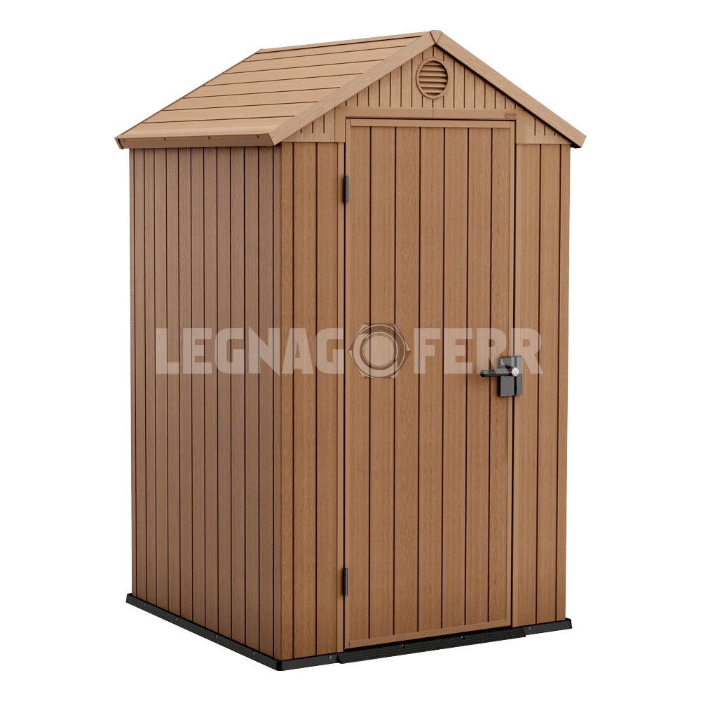 Keter Darwin 4x4 Casetta da Giardino Marrone 190x122x221 cm 1 keter darwin 4x4 legnagoferr