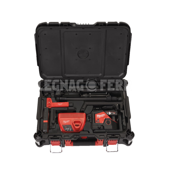 M12 3PLKIT 401P Kit Laser Verde 12V a 3 Linee 360° con Accessori Milwaukee 4933478960 legnagoferr 3