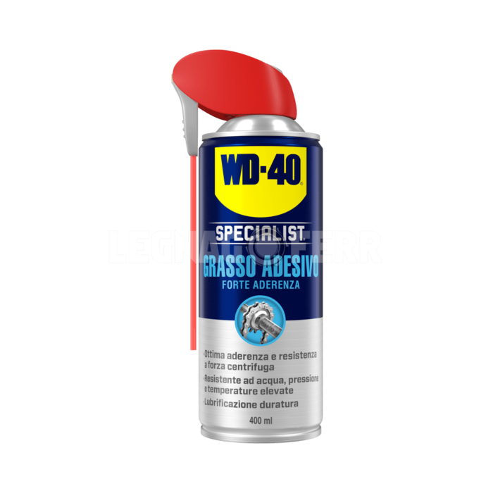 WD-40 39233 Specialist Grasso Adesivo Forte Aderenza Spray 400 ml
