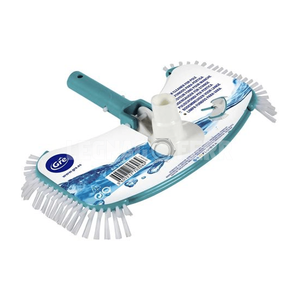 Gre 770306 Scopa Puliscifondo Ovale Rotativo con Spazzole 1 Gre 770306 Scopa Puliscifondo Ovale Rotativo con Spazzole legnagoferr