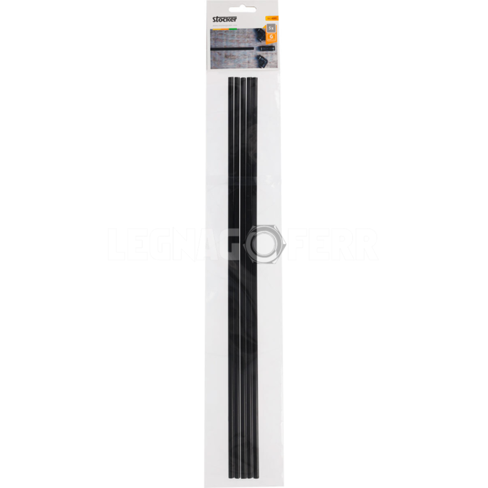 Aste di prolungamento 40 cm 5 pz per Geyser Stocker 4205 legnagoferr 2