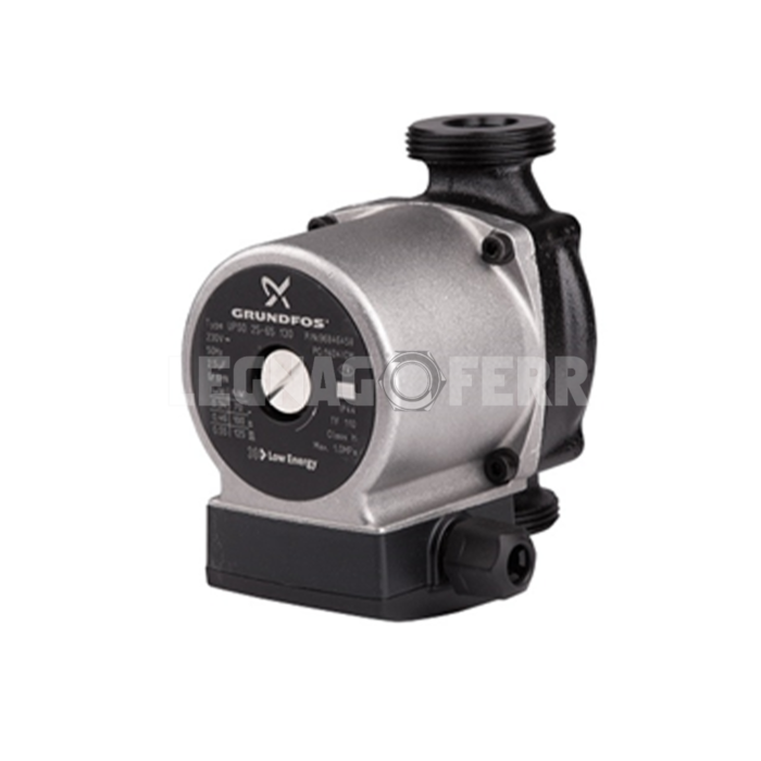 Grundfos 25-60 130 Pompa Circolatore Interasse 130 Caldaia 
