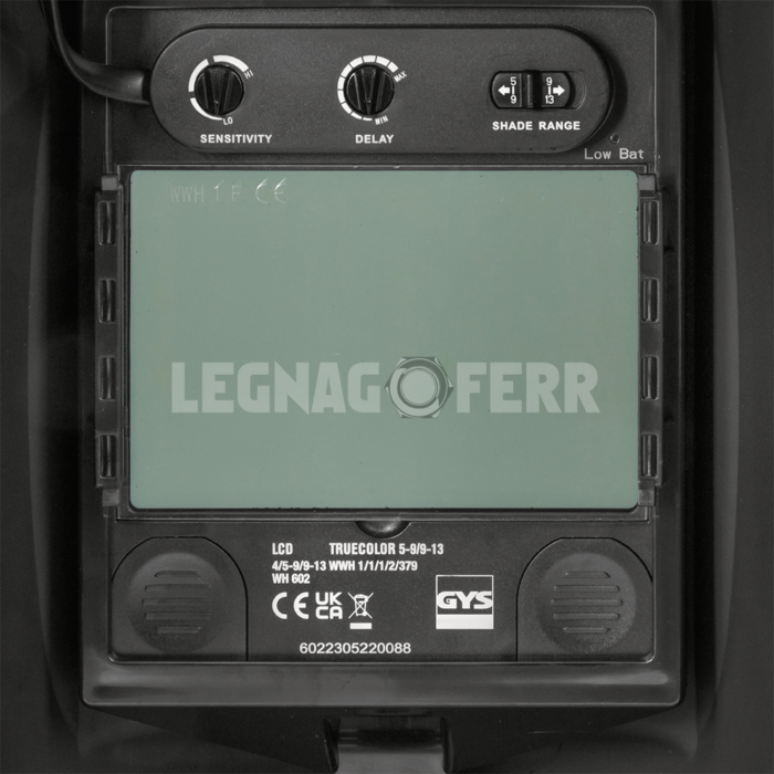 Gys Zeus 5 13 G Fire True Color 044098 Maschera da Saldatura LCD legnagoferr 4