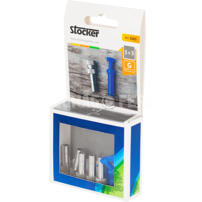 Stocker 4203 Set 5 Ugelli Nebulizzazione Ultra Fine e Tappi di Chiusura legnagoferr 1