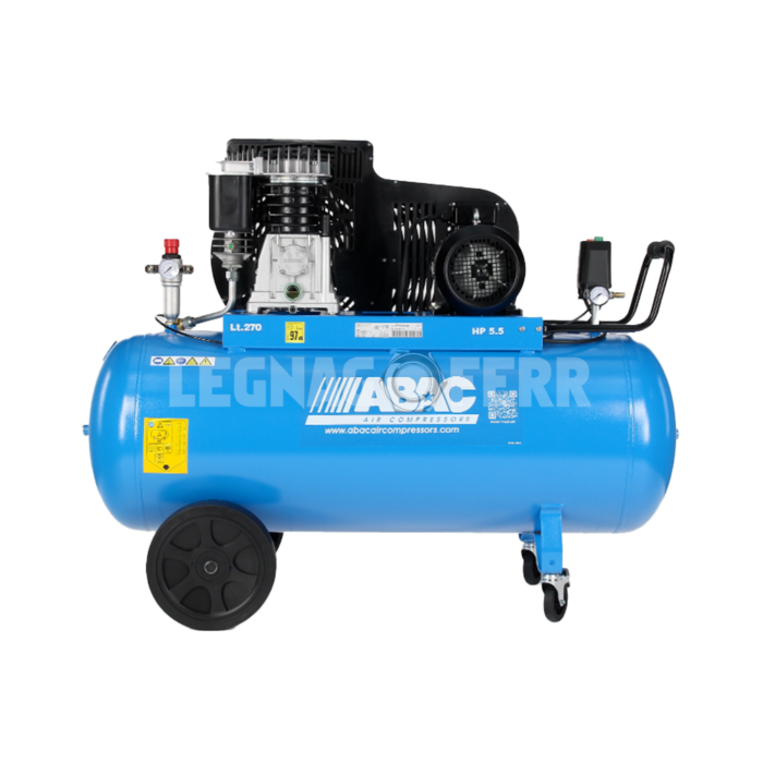 Compressore Abac PRO B5900B 5,5Hp, 10 bar, 500L, 400V legnagoferr