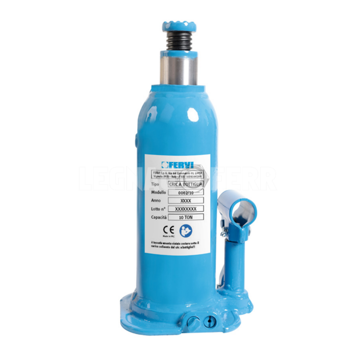 Fervi 0062/10 Cric a Bottiglia 10 Tonnellate legnagoferr